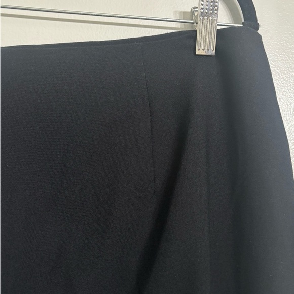 Talbots Black Wide Leg Side Zip Trousers Size 14 - Picture 6 of 9